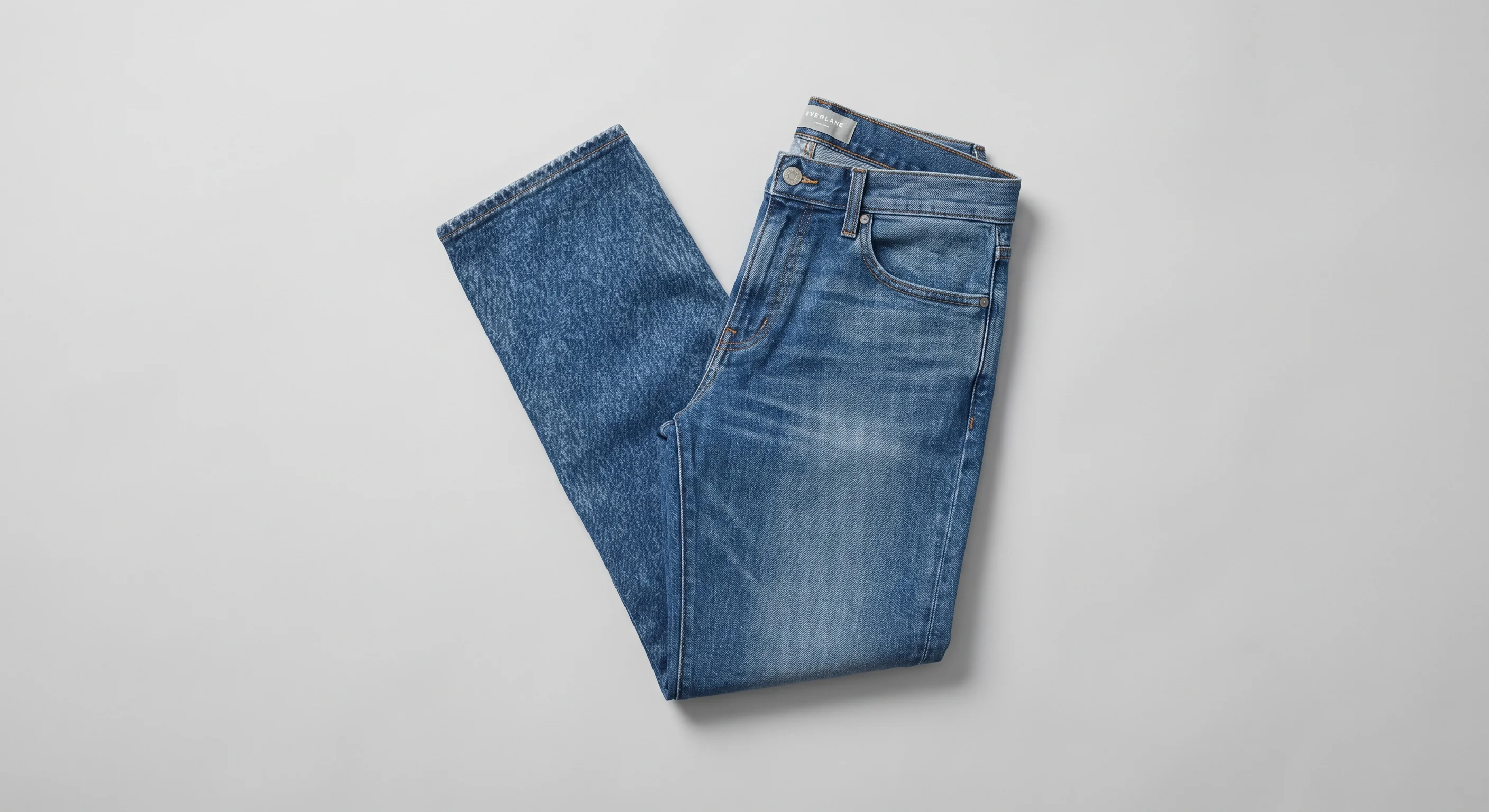 Blue Straight Fit Jeans