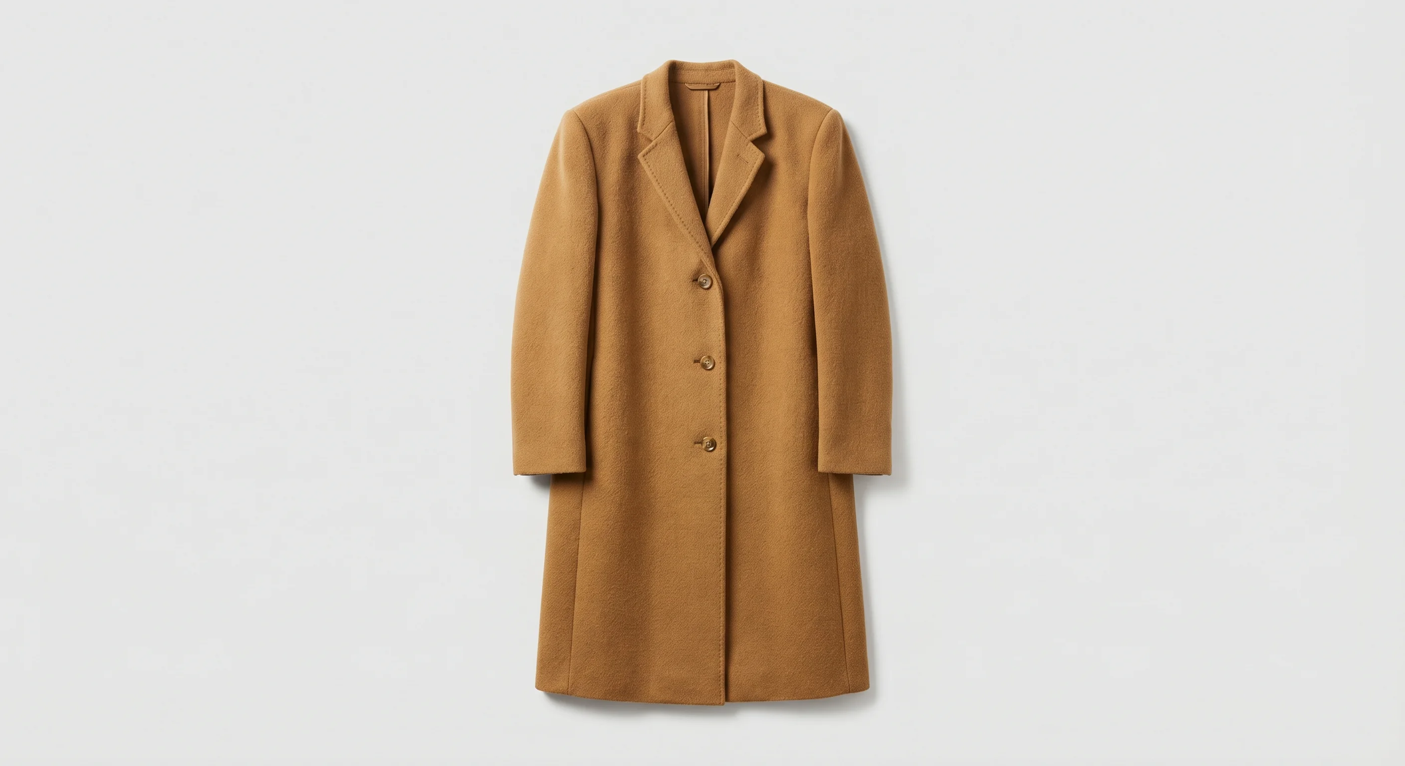Camel Wool Overcoat
