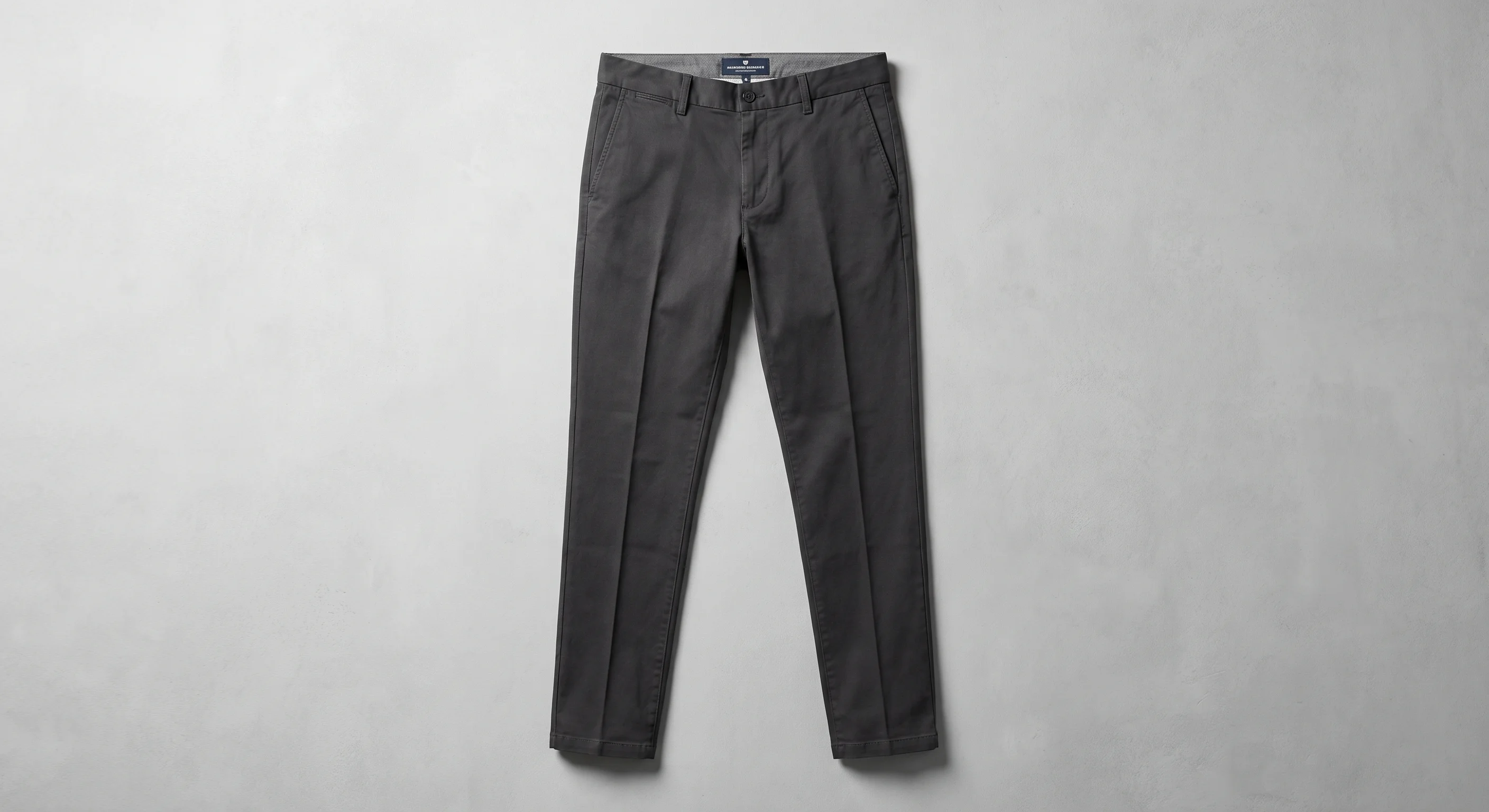 Charcoal Slim Fit Chino
