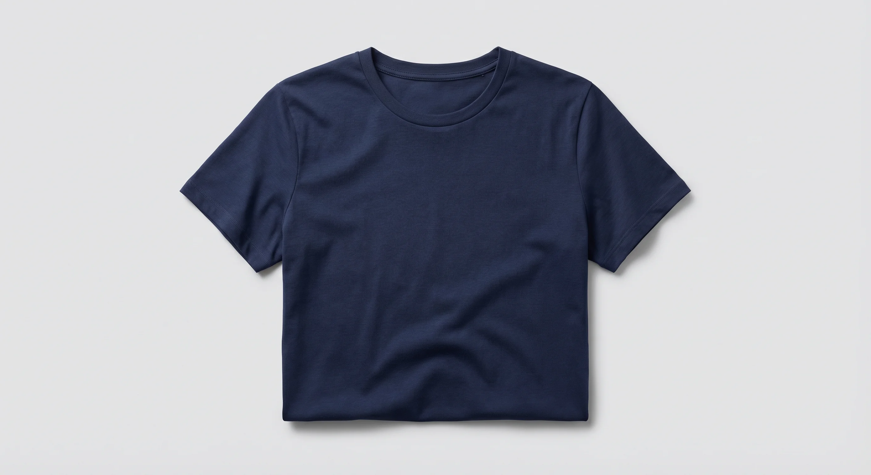 Muscle Fit Navy Blue Shirt